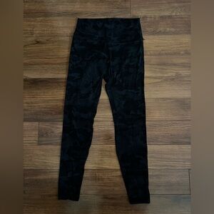 lululemon athletica Black Camo Leggings
